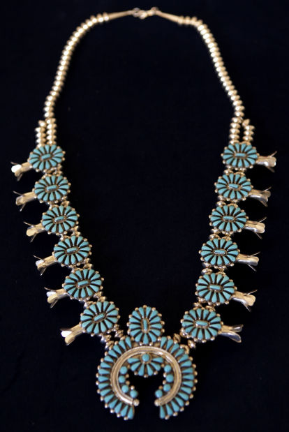 Squash blossom necklace